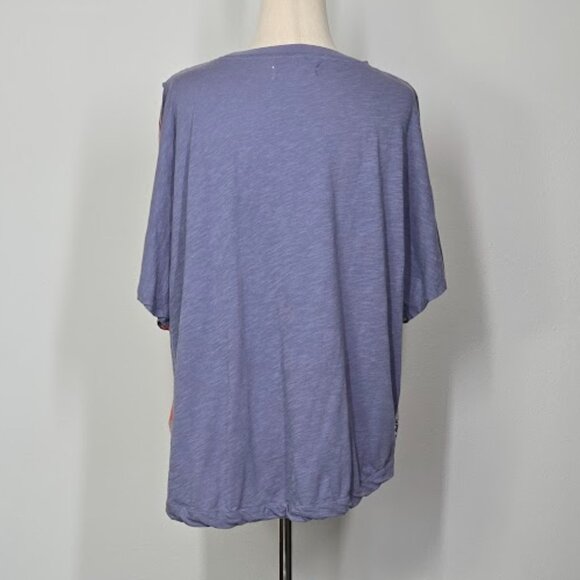 FREE PEOPLE WTF dusk to dawn tee top Sz XS - Picture 5 of 8